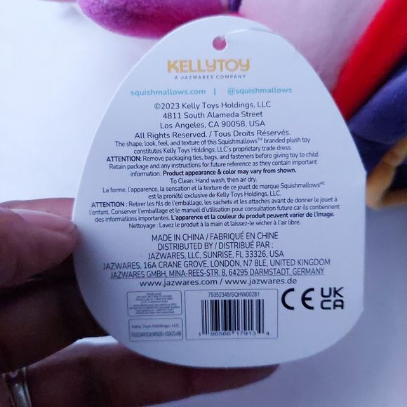 Squishmallows Cailey the Pirate Crab Plush NWT - Picture 7 of 12